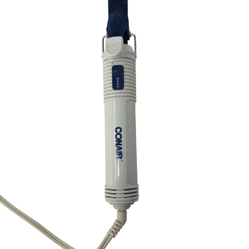 Vintage Conair Blue Velvet Fuzzy Flocked .75